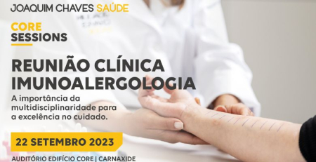 Imunoalergologia em debate na Reunião Clínica da Joaquim Chaves Saúde